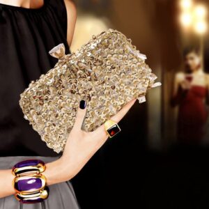 Transparent Georgios Clutch Bag